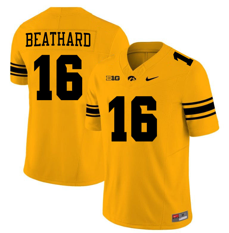 C.J. Beathard Iowa Jersey,University Of Iowa Hawkeyes Fotoball Uniforms,Jersey,Gears-Gold